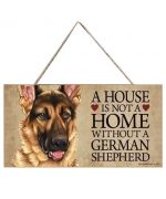 plate German shepherd