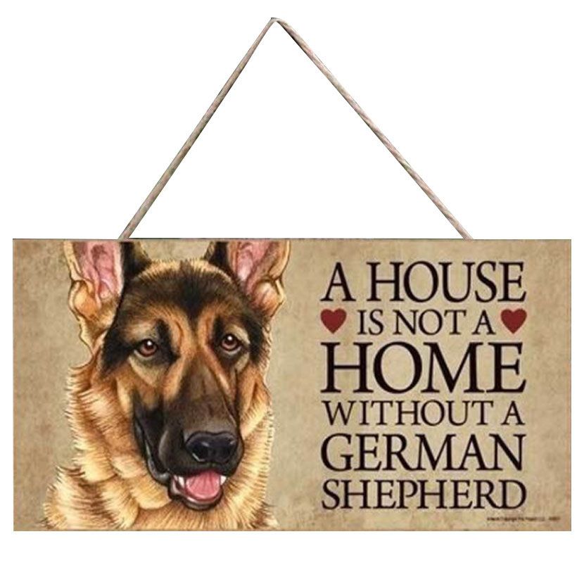 plate German shepherd