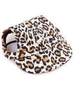 casquette pour chien léopard