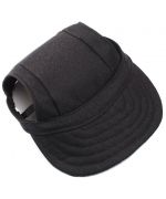 casquette noire pour chien