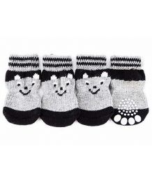 Calcetines antideslizantes para perros y gatos - Oso gris