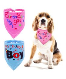 Foulard pour chien anniversaire