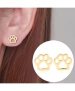 earring for women dog paw