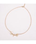 cadena de oro para mujer pata de gato