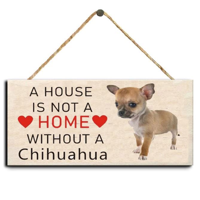 chihuahua house plate