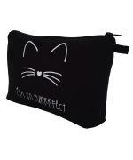 bolsa de maquillaje de gato