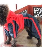 Combinaison imperméable pour chien - bicolore