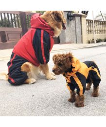 Peto impermeable para perros - bicolor