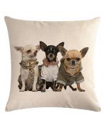 cushion chihuahuas decoration