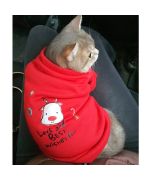 suéter navideño de gato