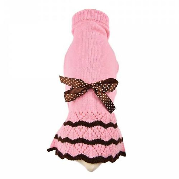 pink monaco dog sweater