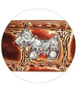 Padded leather dog quality varnish croco rhinestone cheap discount promotion delivery switzerland, belgium, poland, spain...