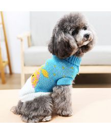 Sweater for dog and cat with turtleneck - Giraffe