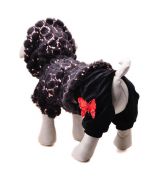 plush dog coat