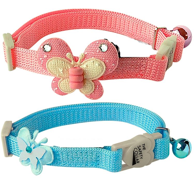 Pink cat collar