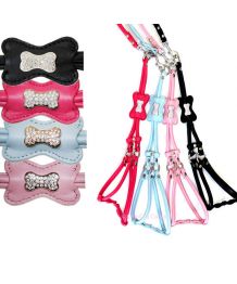 Ensemble Harnais Laisse pour chien et chat - Step-In strass
