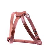 leather harness for dog brown