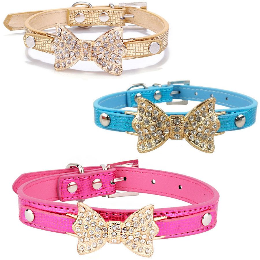 rhinestone dog collar