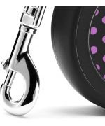 Laisse flexible rose