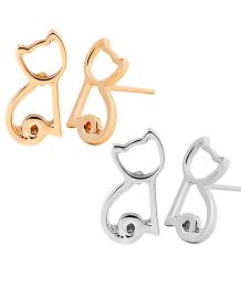 Boucles d'oreilles - Chat