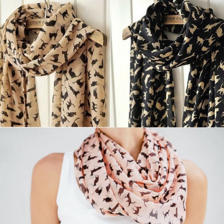 cat scarf for women