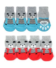 Non-slip cat and dog socks - Teddy bear