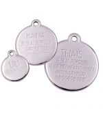 buy personalized small dog medal with glitter