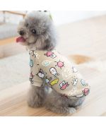 beige sweater for dog