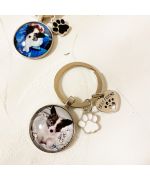 key ring with photo