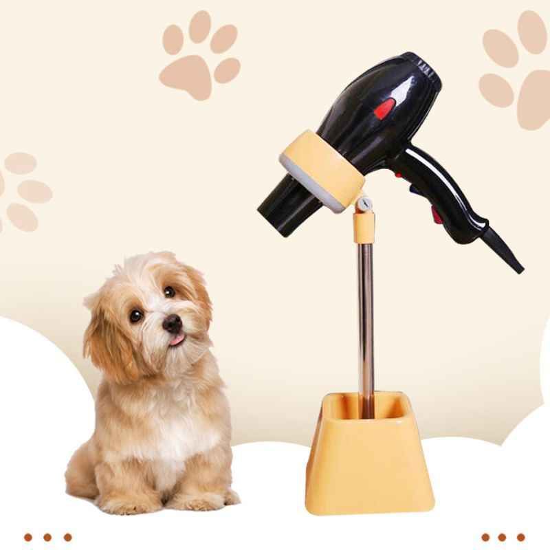 hand-free dog dryer holder