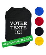 camiseta de perro personalizada