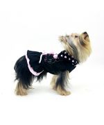 Super cute cheap dress with crystal, sparkles, sequins, rhinestones for dog: chihuahua, york, bulldog, jack russel