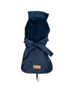 impermeable azul marino para perros