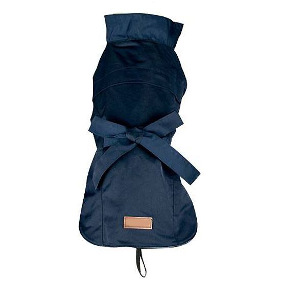 impermeable azul marino para perros