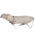 beige raincoat for dogs