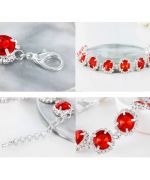 red rhinestone collar for dog