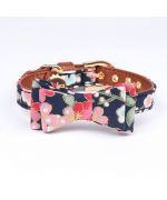 dog collar with bow