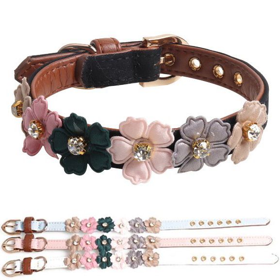 JimAndAlice Strass Chien Chat Accessoires Collier Pet Chihuahua Chiot  Chaton Collier Collier pour Petits Chiens Moyens Chats Carlin Yorkshire :  : Animalerie