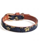 collier bleu marine pour chien