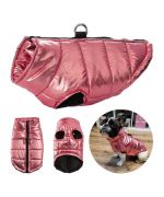 dog coat pink fashion integrated harness