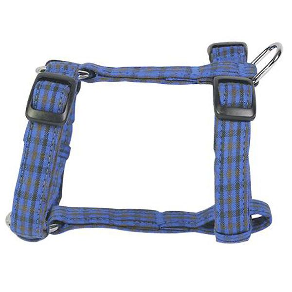 Blue dog harness