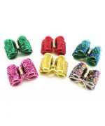 small dog bow with elastic