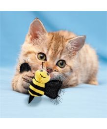 Jouet abeille pour chat