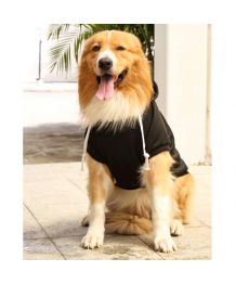 Sweatshirt for dog and cat plain - Black