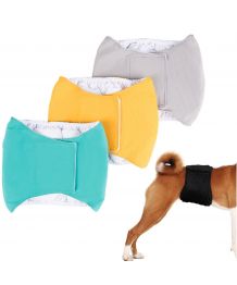 Bandeau anti-pipi pour chien mâle lavable