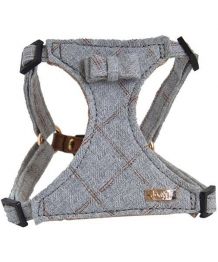 Harness for dog and cat Vintage - Scottish gray