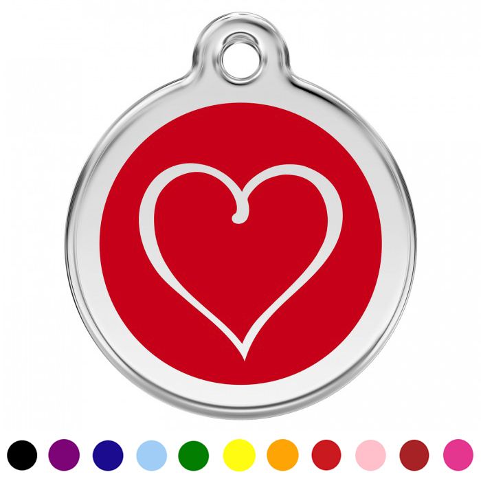 medalla de corazon personalizada