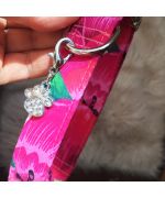 animal rhinestone paw pendant