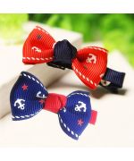 barrette marin petit modele rouge bleu gueule d amour