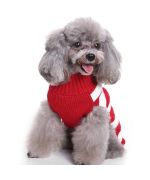 Christmas red wool sweater for dogs and cats